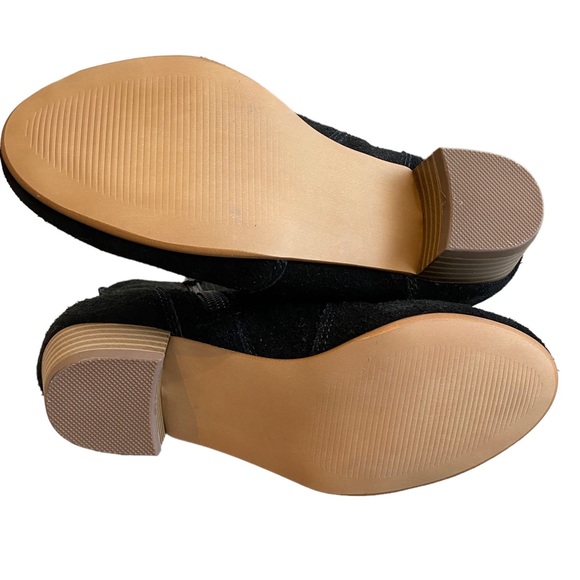 Steve Madden Girls JHIPSTER Chelsea Boot Black Suede NWT - Picture 6 of 7